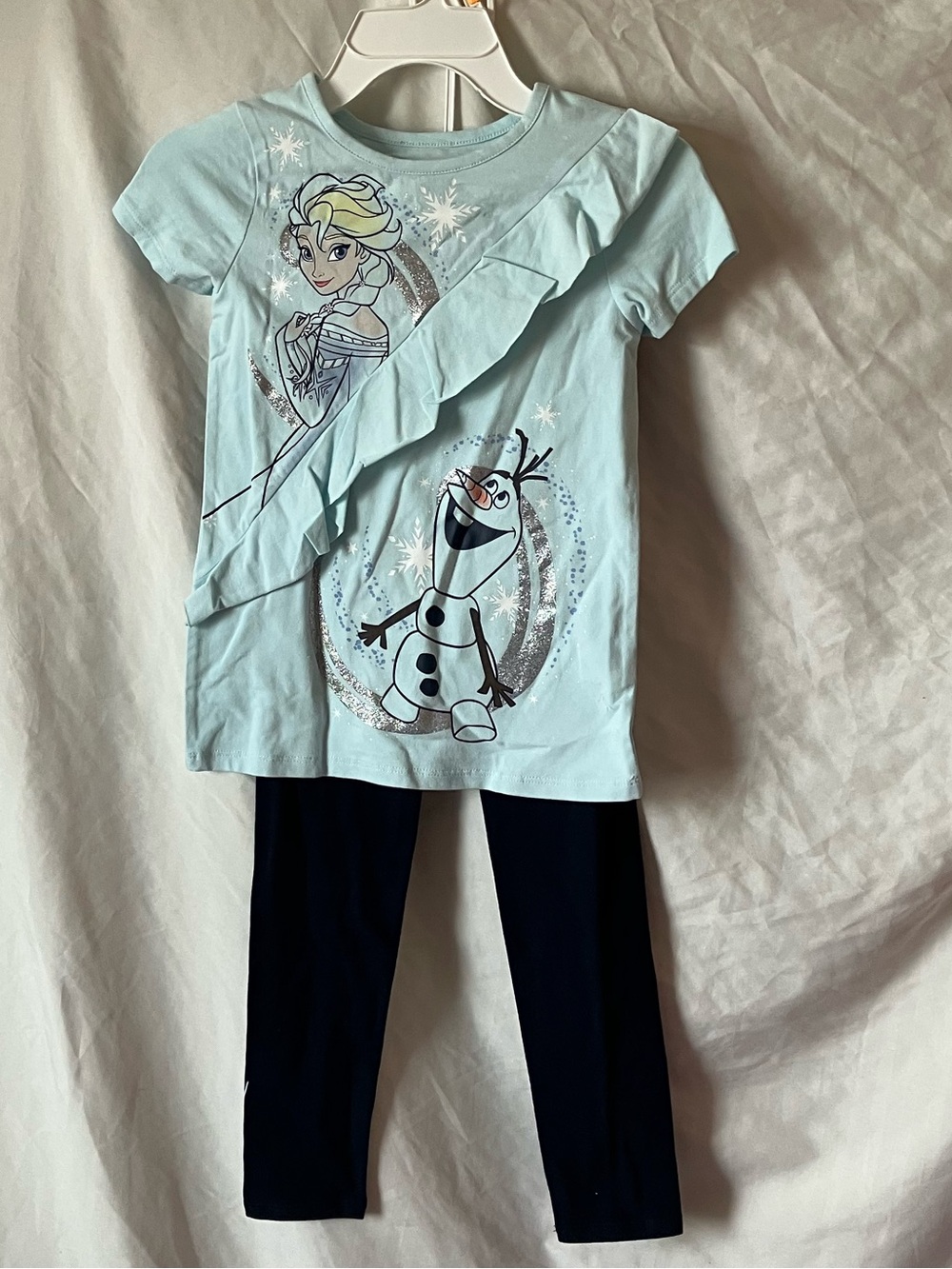 Disney Frozen Elsa&Olaf Girls 2-Piece Outfit Set size 6X